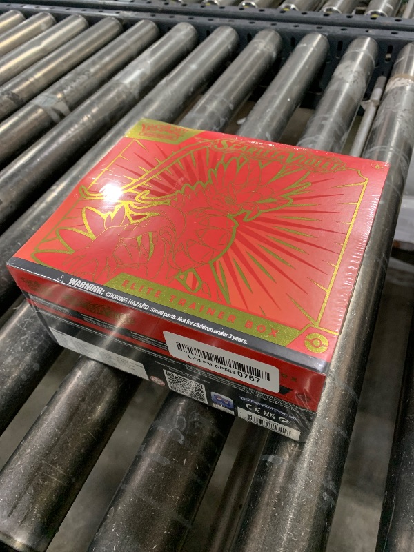 Photo 1 of Pokemon TCG: Scarlet and Violet Elite Trainer Box - Koraidon Red (1 Full Art Promo Card, 9 Boosters and Premium Accessories)