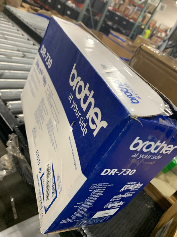 Photo 1 of Brother Genuine DR730 Drum Unit, Up to 12,000 Page Yield (Not a Toner)