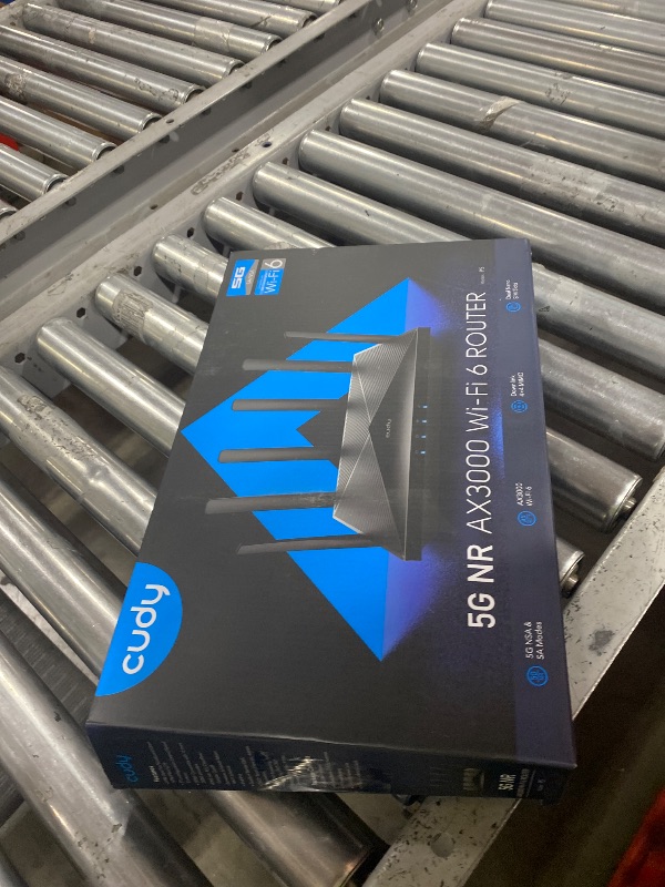 Photo 1 of Cudy New 5G NR SA NSA AX3000 WiFi 6 CPE Router, AX3000 Dual SIM 5G Cellular Router, Qualcomm IPQ5018, SDX62, MU-MIMO, Detachable Antennas, Band Lock, VPN, Zerotier, Cloudflare, P5