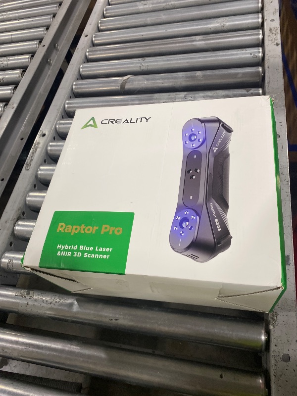 Photo 1 of Creality Raptor Pro 3D Scanner, High-Precision 0.02mm Metrology-Grade 3D Scanner for 3D Printing with Blue/IR Laser, Wireless Support, Ideal for Reverse Engineering, Automotive, Body&Artifact Scanning