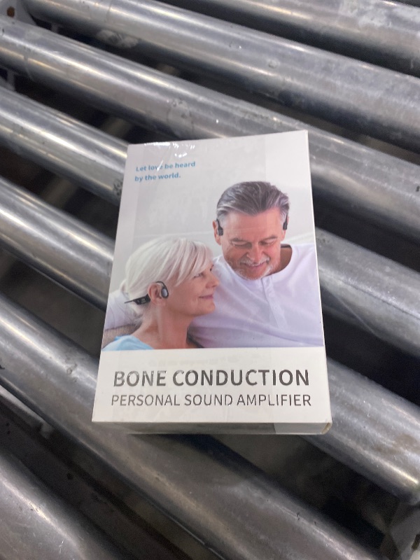 Photo 1 of Aurimi Bone Conduction Hearing Amplifier - Open Ear Comfortable Sound Enhancement Device for Seniors, Lightweight 25g Wearable with 10H Battery, Easy One Button Control for Clear Conversations