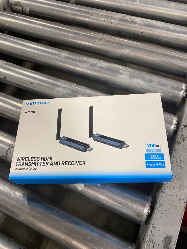 Photo 1 of VENTION Wireless HDMI Transmitter and Receiver 656FT with LED Screen, Up to 6 RXs, Heat-Control, Plug & Play Wireless HDMI Extender Kit 4K Decode to Monitor from PC/Projector/TV Box(1TX+4RX)