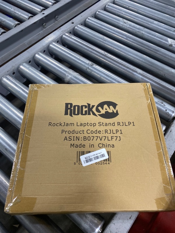 Photo 1 of RockJam Portable DJ Laptop Stand with Adjustable Height, Anti-Slip Design, Works For Laptops, Controllers & CD Players