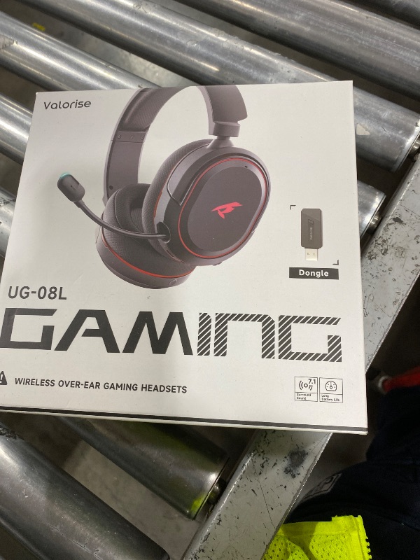Photo 1 of Wireless Gaming Headset, 7.1 Surround Sound, 2.4Ghz USB Gaming Headphones Bluetooth 5.4, 100-Hr Noise Canceling Mic RGB Light, Wireless Headset for PC PS5 PS4 Mac Switch, ONLY Wired Mode Suit for Xbox