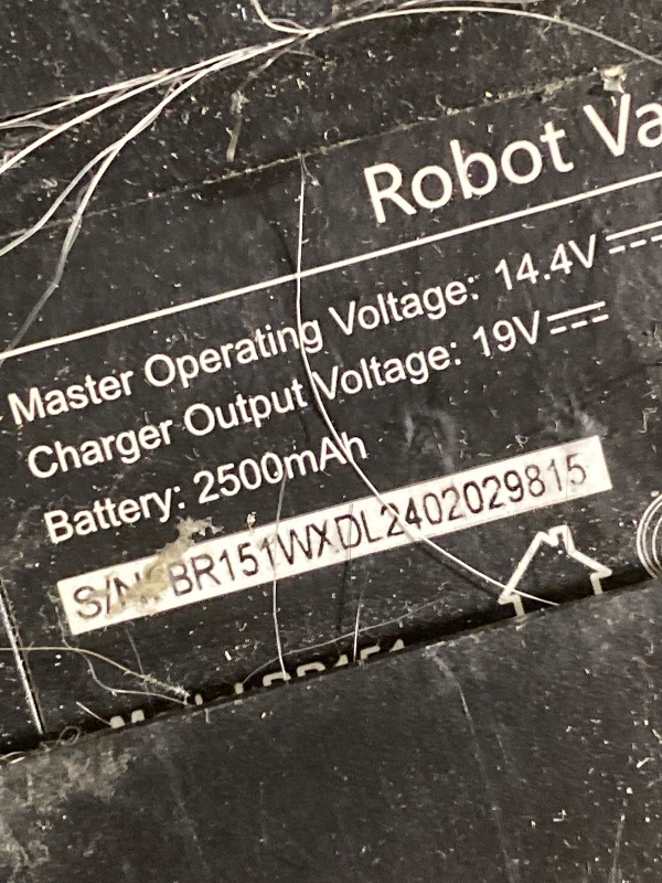 Photo 1 of Robot Vacuum Cleaner, Smart Robotic Vacuum Wi-Fi Connected, App Control, Compatible with Alexa and Google Assistant, Automatic Self-Charging Robot Vacuum Perfect for Pet Hair, Carpets and Hard Floors