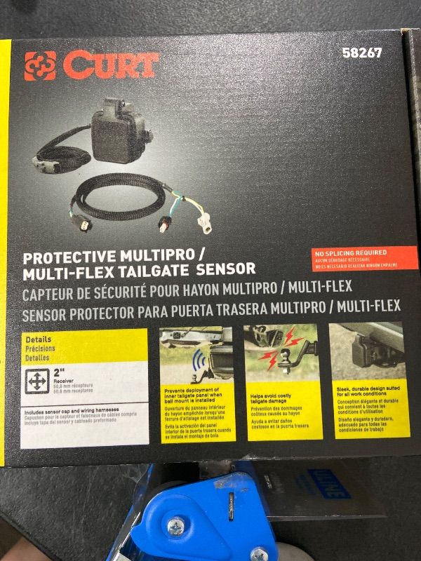 Photo 1 of CURT Protective MultiPro / Multi-Flex Tailgate Sensor with 2" Hitch Cap #58267 2 Pack