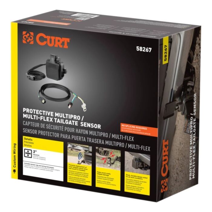 Photo 1 of CURT Protective MultiPro / Multi-Flex Tailgate Sensor with 2" Hitch Cap #58267 2 Pack