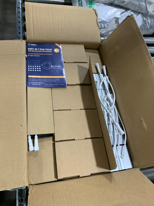 Photo 1 of Amico 20 Pack 4 Inch 5CCT Ultra-Thin LED Recessed Ceiling Light with Junction Box, 2700K/3000K/4000K/5000K/6000K Selectable, 11W Eqv 70W, Dimmable Can-Killer Downlight, 800LM High Brightness - ETL&FCC