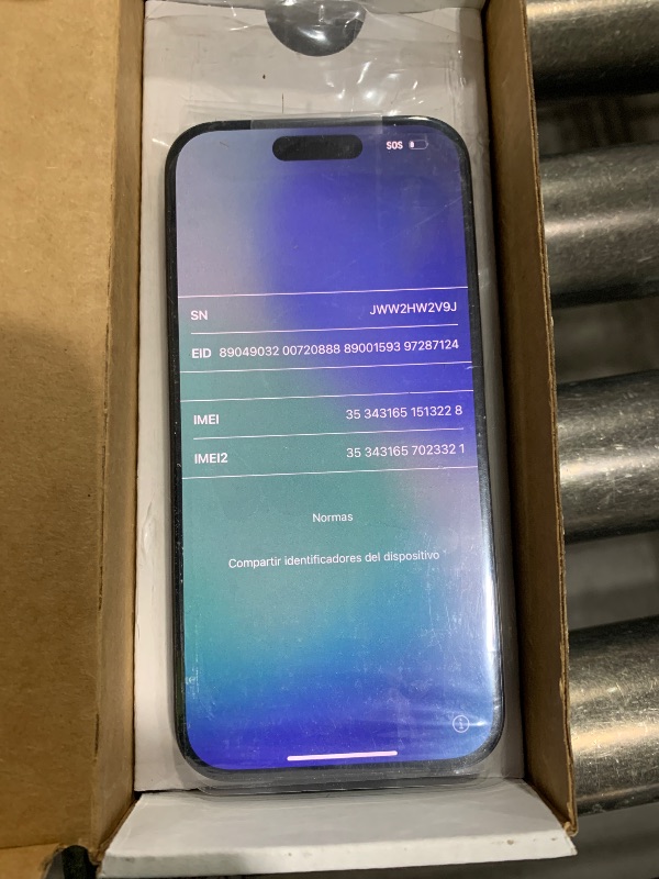Photo 1 of Apple iPhone 15 Pro, 128GB, Blue Titanium - Unlocked (Renewed)
