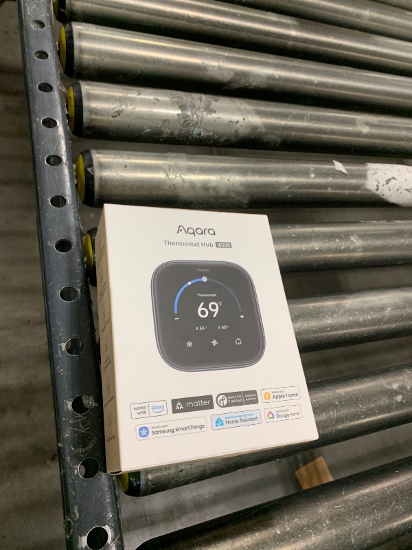 Photo 1 of Aqara Smart Thermostat W200 with Apple Adaptive Temperature & Clean Energy Guidance, 4" Touchscreen, Matter Controller, Built-in Radar Sensor, Works with Apple Home, Siri, Google Assistant, Alexa