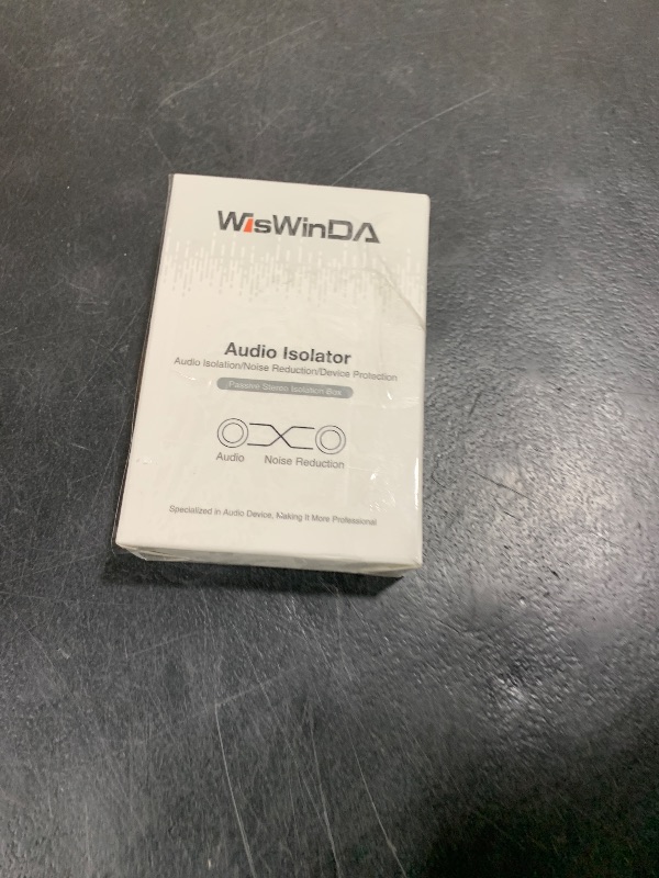 Photo 1 of WisWinDa RCA Noise Filter Hum Eliminator Ground Loop Isolator (No Affect Bass) Quality Isolator for HiFi Stereo Home Theater Car Audio Player (Black)