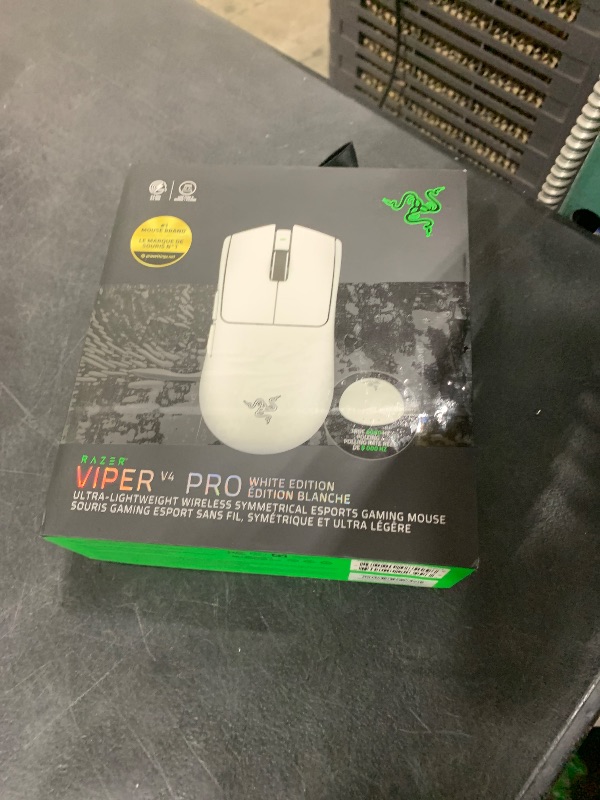 View 3 of Razer Viper V4 Pro Wireless Esports Gaming Mouse – 50g Ultra Lightweight, Fast & Precise, 50K DPI Optical Sensor, 8K Polling, Gen-4 Optical Switches, Scroll Wheel, USB-C Charging, for PC & Mac – White