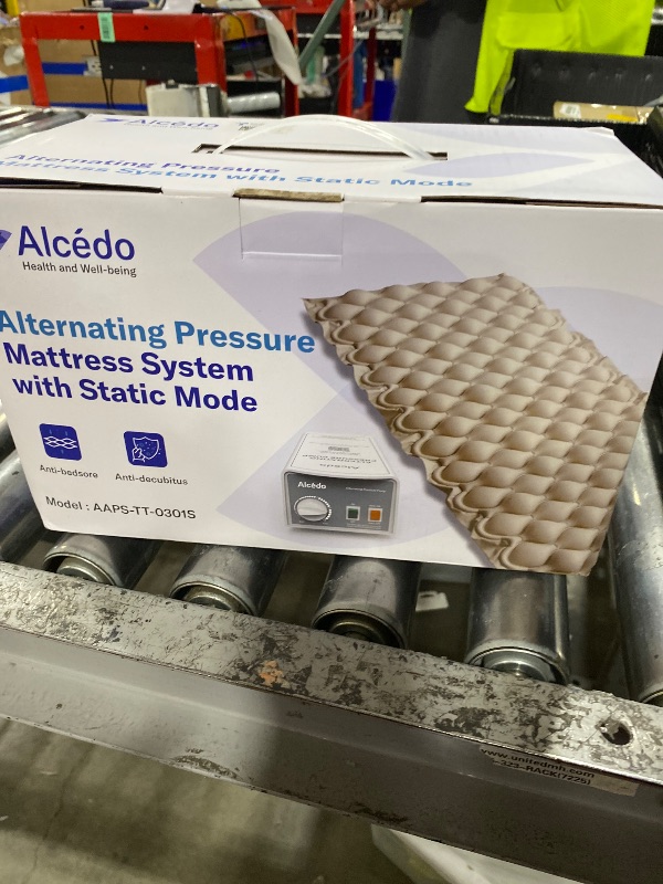 Photo 1 of Alcedo Alternating Air Pressure Mattress Pad with Static Mode for Bed Sore and Ulcer Prevention, Hospital & Home Use Medical Mattress for Bedridden Patient, Adjustable Ultra Quiet & Waterproof
