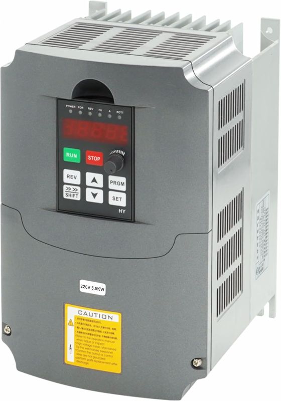 Photo 1 of VFD Converter,Variable Frequency Drive,220VAC Single Phase Input to 220V Three Phase,for Motor/Spindle Speed Rotation (HY Series 220v 5.5kW-7.5HP Model)