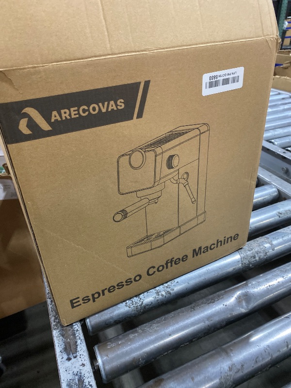 Photo 1 of Arecovas Espresso Machine with Milk Frother, 20 Bar Compact Coffee Machine with Touch Screen & 41oz Water Tank for Home Use, Stainless Steel Espresso Coffee Maker for Americano, Cappuccino, Latte