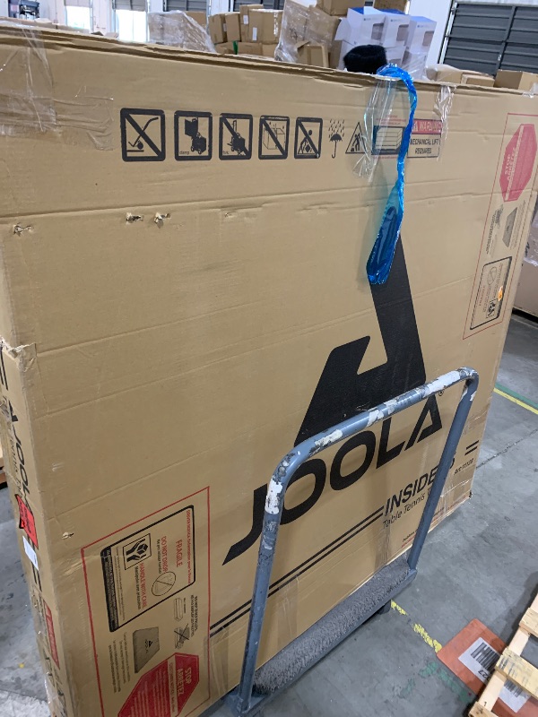 Photo 1 of JOOLA Inside 25mm Table Tennis Table with Net Set - Features 10-Min Assembly, Playback Mode, Compact Storage