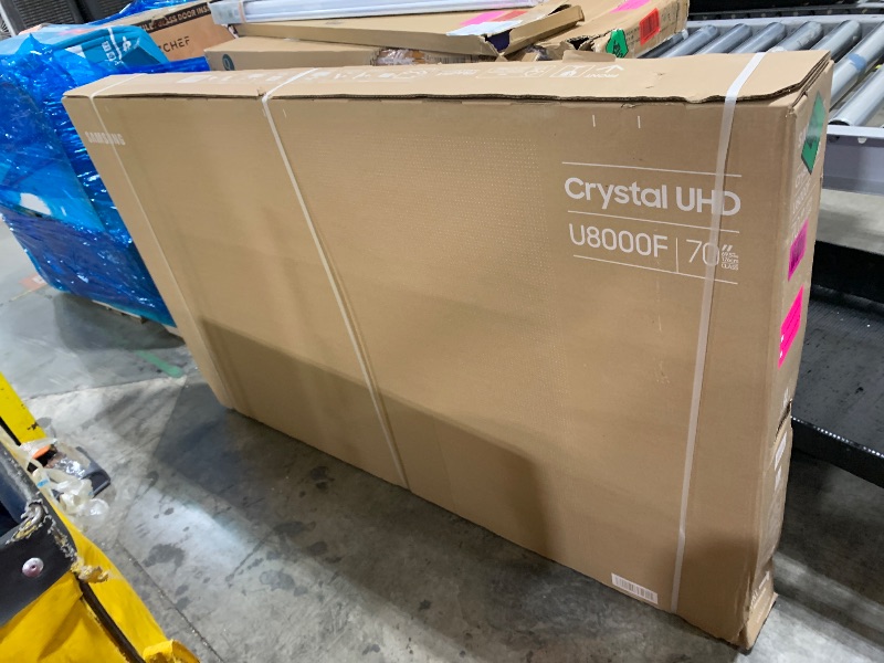 Photo 1 of Samsung 70-Inch Class Crystal UHD U8000F 4K Smart TV (2025 Model) Endless Free Content, Crystal Processor 4K, MetalStream Design, Knox Security, Alexa Built-in