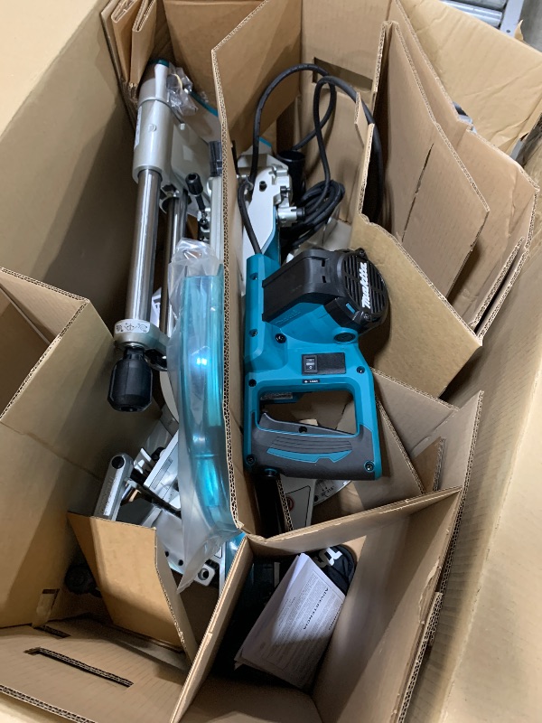 Photo 1 of Makita LS1219L 12" Dual-Bevel Sliding Compound Miter Saw with Laser