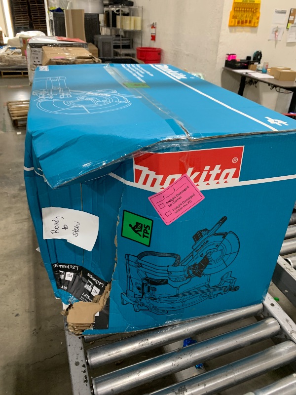 Photo 1 of Makita LS1219L 12" Dual-Bevel Sliding Compound Miter Saw with Laser