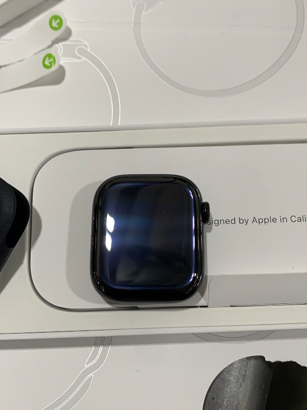 Photo 1 of Apple Watch Series 11 [GPS + Cellular 42mm] Smartwatch with Jet Black Aluminum Case with Black Sport Band - S/M. Sleep Score, Fitness Tracker, Health Monitoring, Always-On Display, Water Resistant