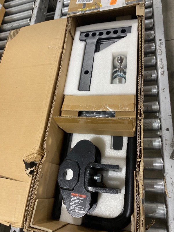 Photo 1 of VEVOR Weight Distribution Hitch, 6000 lbs Max Towing & 600 lbs Max Tongue, Weight Distributing Hitches Kit with Sway Control Includes 2 in Shank & 2-5/16 in Ball, Load Leveling Hitch for Trailers