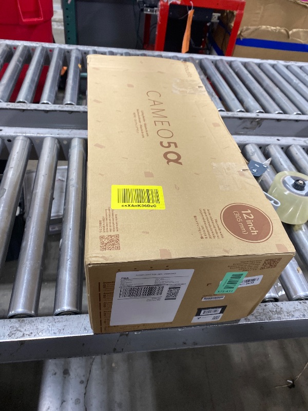 Photo 1 of Silhouette America Cameo 5 Alpha (?) - Smart Cutting Machine for Print & Cut - Quiet Operation with AutoBlade, Studio Software, Cutting Mat- Matte Black (Machine)