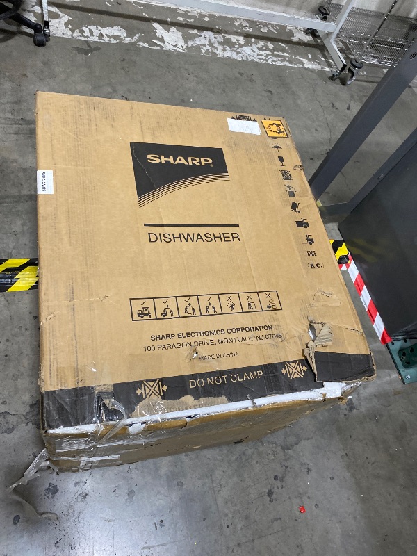 Photo 1 of Sharp SDW6736MS 24-inch Stainless Steel Dishwasher, Third Rack, Library Quiet 47 dB, Power Wash Sprayer