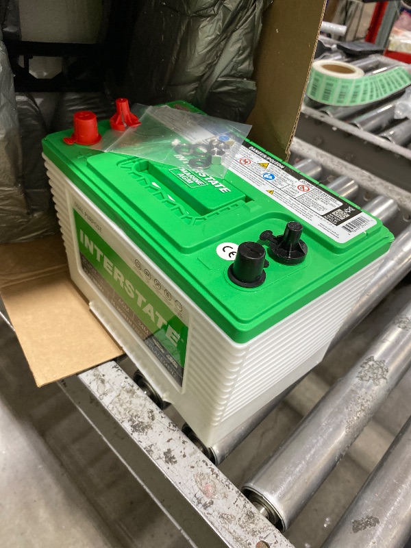 Photo 1 of Interstate Batteries Marine/RV Battery 12V 62Ah 800CCA (34M-AGM) Dual Purpose Power Pure Lead AGM RV & Marine Starting Replacement Battery (Group Size 34M) Boats, RV's