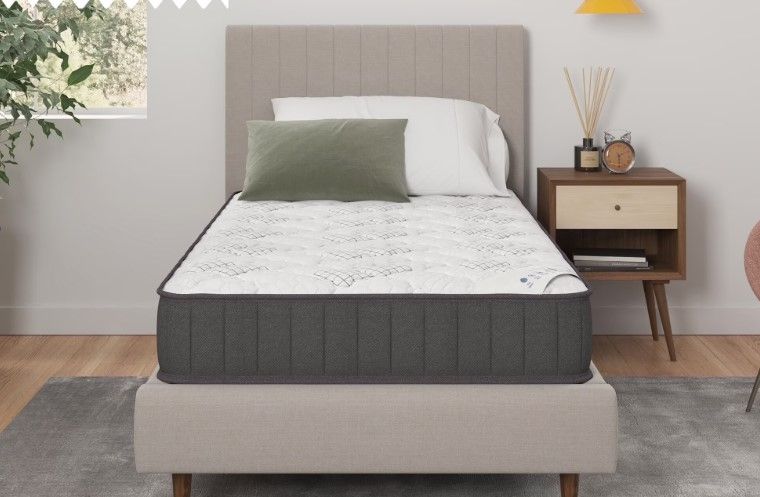 Photo 1 of Ottomanson Edge to Edge 9" Pocket Coils Firm Tight Top Hybrid Mattress in a Box, Twin