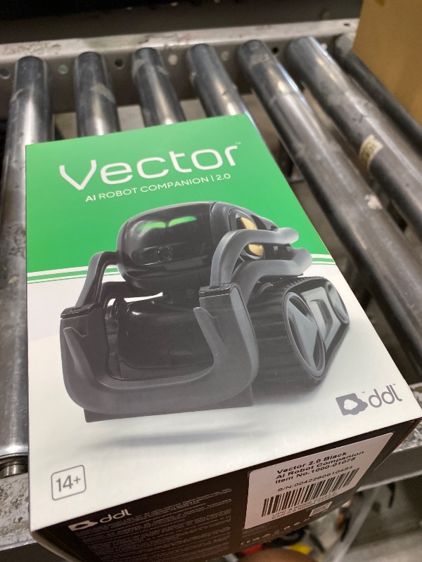 Photo 1 of Anki Vector 2.0 AI ChatGPT Connected Robot Companion – Smart Autonomous Home Robot with Face Recognition and Voice Conversations - ChatGPT Subscription Required (Black)