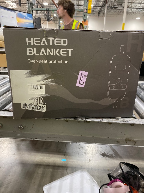 Photo 1 of Heated Electric Blanket Queen Size - 84" x 90" Heating Blanket with Dual Control, 10 Heating Levels & 8 Hours Auto Off, Soft Warm Flannel Blanket, Christmas Birthday Gifts for Senior Grandma