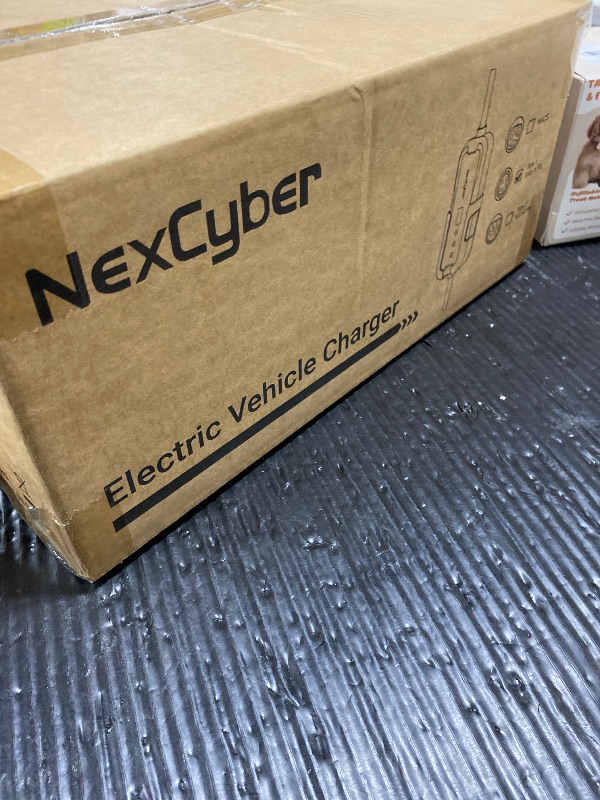 Photo 1 of NexCyber Level 2 EV Charger 32Amp with WiFi APP/Plug-Play, 240V NEMA 14-50P Plug, 25FT Cable with ETL Certified, Portable Electric Vehicle Charging Stations EVSE J1772 Connector (32)