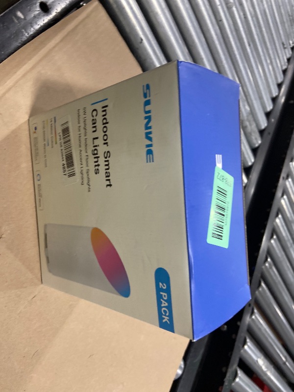 Photo 1 of SUNVIE Smart Floor Can Light 5W RGBW Color Changing Up Lights Indoor with Timer 2700K-6500K Floor Spotlight Dimmable Uplighting Indoor Uplights for Plant Corner, APP Control Alexa & Google Home, 2PCSLPNGSAD4484857