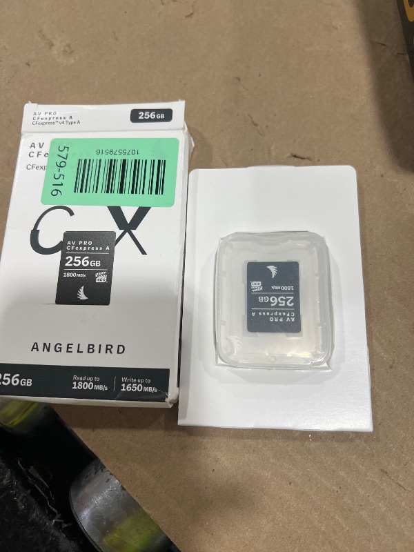 Photo 1 of Angelbird AV PRO CFexpress A v4 256 GB - CFexpress 4.0 Type A Memory Card - Compatible with Sony Alpha and FX - up to 8K+ RAW Video and Photo