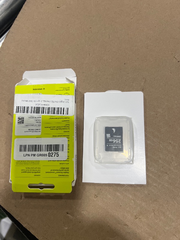 Photo 1 of Angelbird AV PRO CFexpress A v4 256 GB - CFexpress 4.0 Type A Memory Card - Compatible with Sony Alpha and FX - up to 8K+ RAW Video and Photo