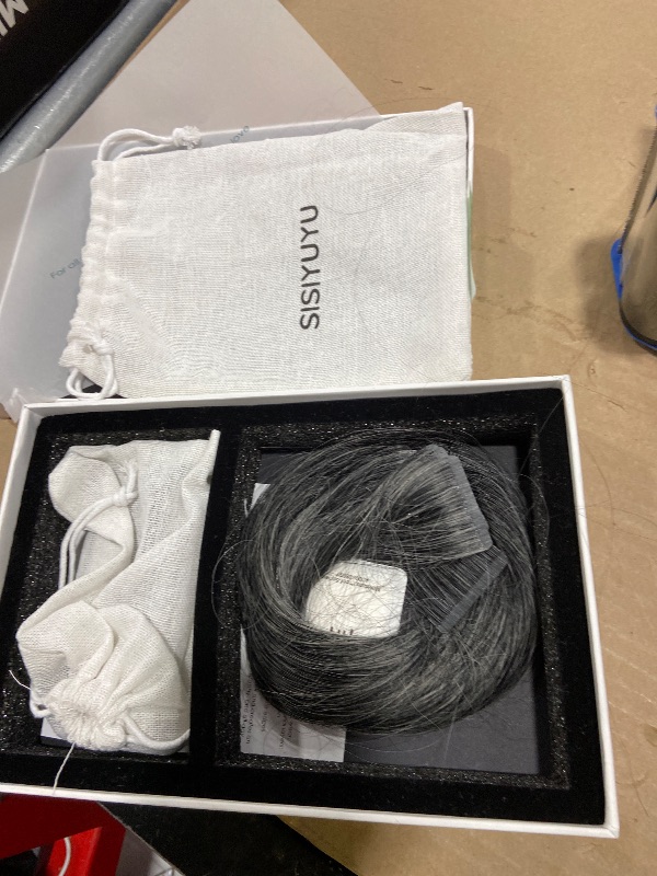 Photo 1 of Invisible Edge Tape in Hair Extensions Real Remy Human Hair - 16Inch 40g/20pcs Salt and Black Pepper - For Maximum Volume & Glamour