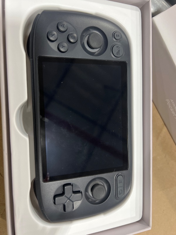 Photo 1 of AYANEO Pocket AIR Mini Android Handheld Game Console - 4.2" HD 4:3 Retro Gaming Screen, MTK G99 Octa-Core, Hall Effect Joystick & Triggers, Portable Gaming Device (Aurora Black, 2G+32G)