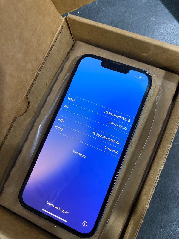Photo 1 of Apple iPhone 13, 128GB, Midnight - Unlocked (Renewed)