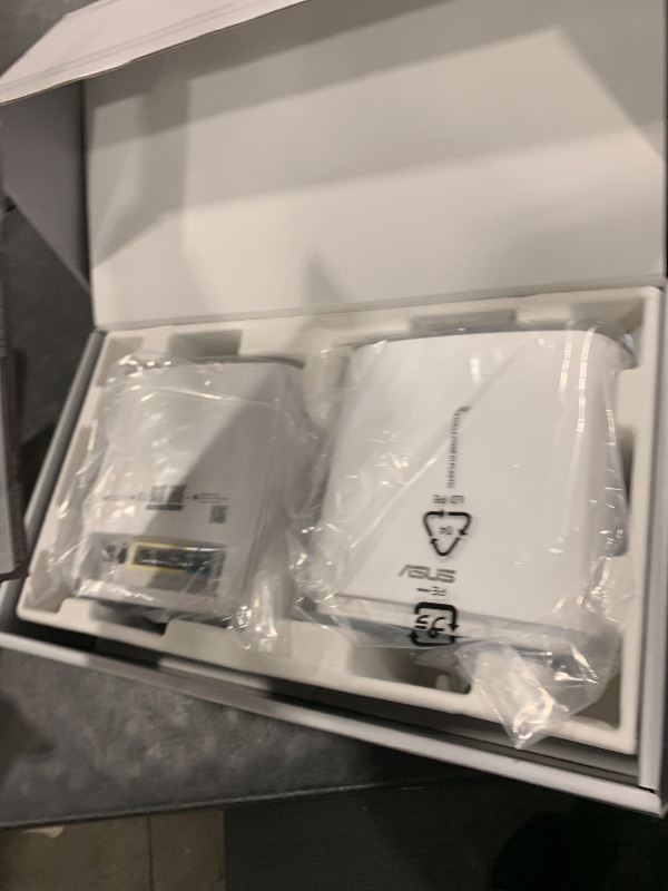 Photo 1 of ASUS ZenWiFi AX6600 Tri-Band Mesh WiFi 6 System (XT8 2PK) - Whole Home Coverage up to 5500 sq.ft & 6+ Rooms, AiMesh, Included Lifetime Internet Security, Easy Setup, 3 SSID, Parental Control, White