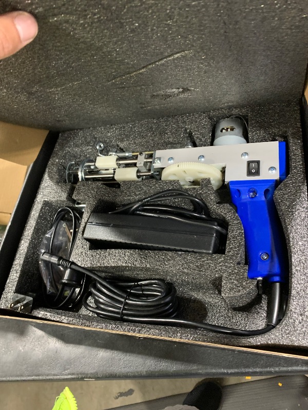 Photo 1 of Tufting Cut Pile and Loop Pile 2 in 1 Electric Rug Gun Machine Starter Kit for Tufting Lover
