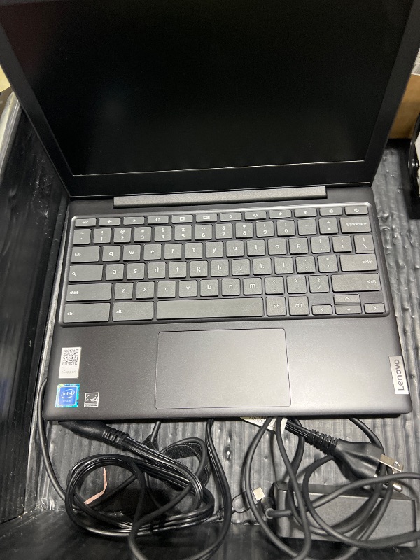 Photo 1 of Lenovo IdeaPad 3 11 Chromebook Laptop,11.6" HD Display,Intel Celeron N4020, 4GB RAM, 64GB Storage, UHD Graphics 600, Chrome OS, Onyx Black