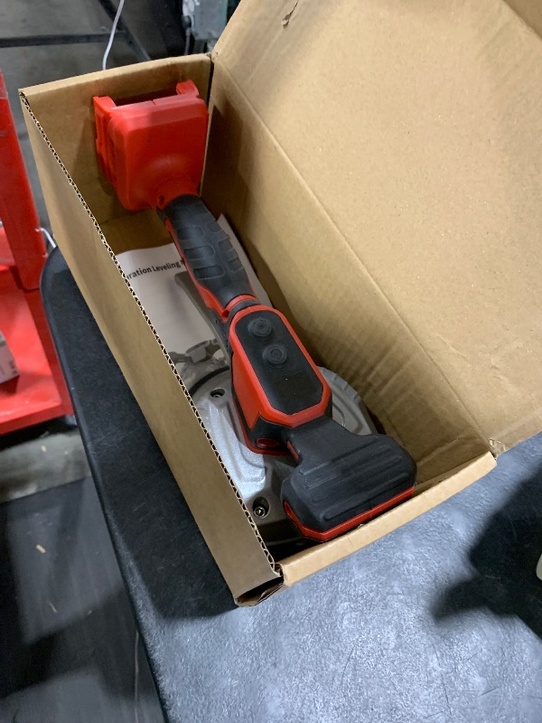 Photo 1 of Ecarke Cordless Tile Vibration Leveling Machine Compatible with Milwaukee 18V Battery,Portable Oscillating Tool 18V with 8 Adjustable Speed,Suction Cup,Digital Display,for Floor,Tile,Wall