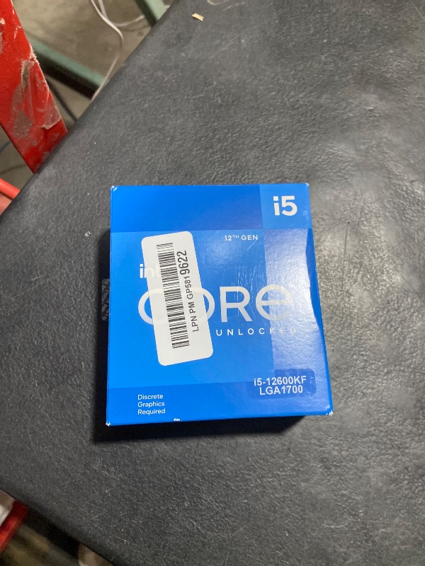 Photo 1 of Intel Core i5-12600KF processor 20 MB Smart Cache Box