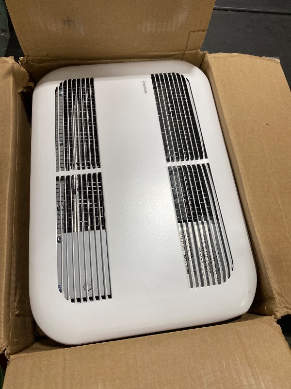 Photo 1 of Stelpro Ceiling Heater – 1000W / 120V – 9 5/8? H × 13 1/2? W – Ceiling-Mounted Sleek Model – Silent Comfort, Quick Heat – Nichrome Element – Hardwired – White (ASK1001W)