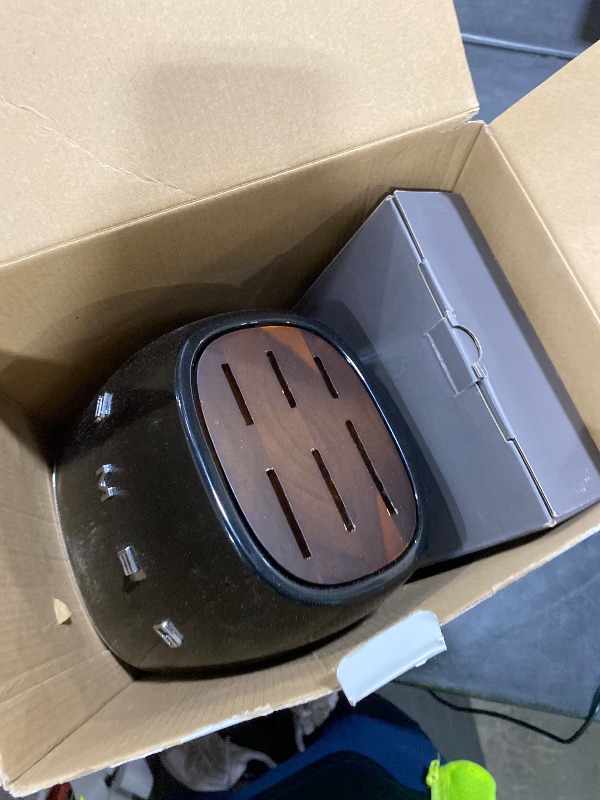Photo 1 of Smeg Black Stainless Steel Knife Block Set
