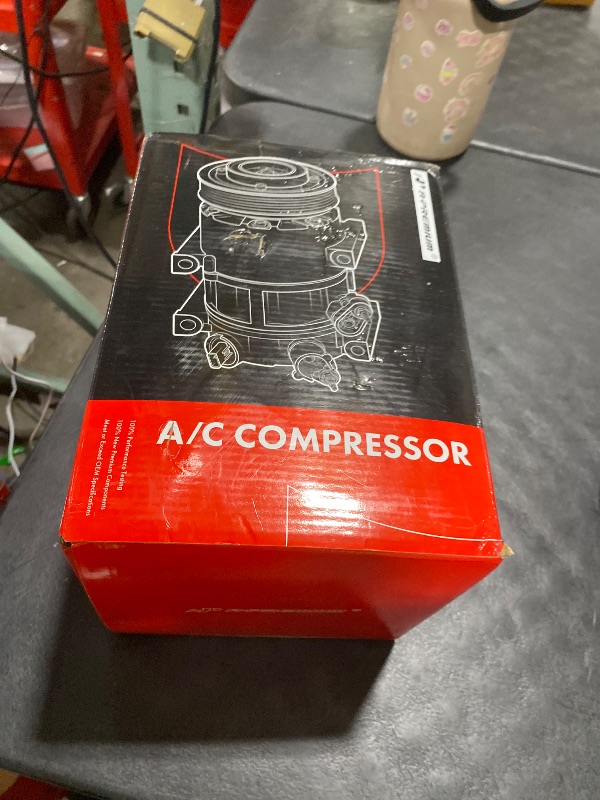 Photo 1 of A-Premium AC Compressor with Clutch - with 2 Mounting Holes - Compatible with Chevrolet, GMC Models - Silverado, Sierra, Tahoe, Yukon, Suburban, Express, Escalade, Savana, Avalanche, & More