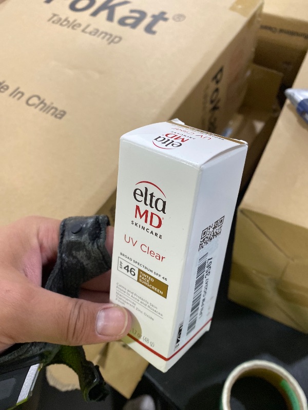 View 2 of EltaMD UV Clear Tinted Sunscreen for Face, SPF 46 with Zinc Oxide, Oil-Free, Dermatologist Recommended, For Acne-Prone Sensitive Skin, 1.7 oz