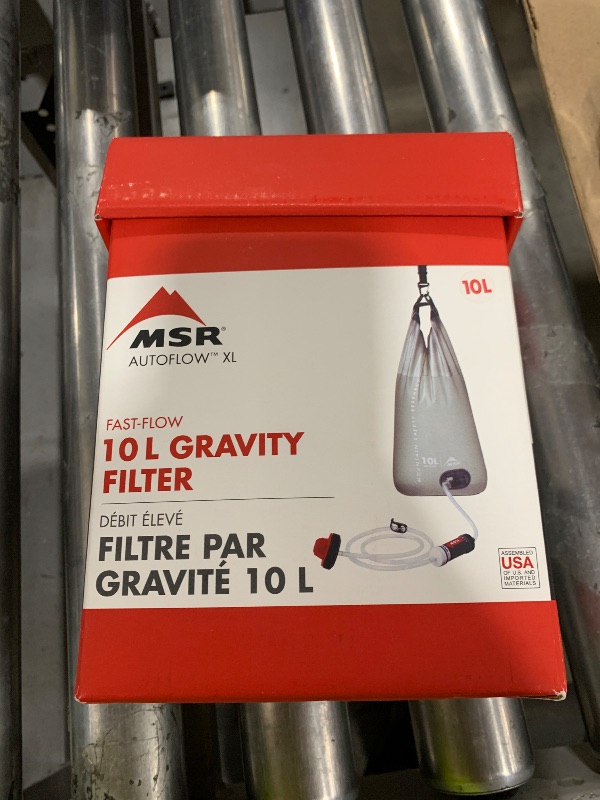 Photo 1 of MSR AutoFlow XL 10-Liter Group Backpacking and Camping Gravity Water Filter