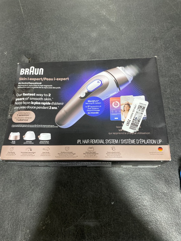 Photo 1 of Braun Smart IPL, Skin i·Expert Pro 7, VOGUE's Best Hair Removal Device, IPL Hair Removal for Women and Men, Permanent Laser Hair Reduction At-Home, World's 1st Smart App, 3 Heads, IPL7243