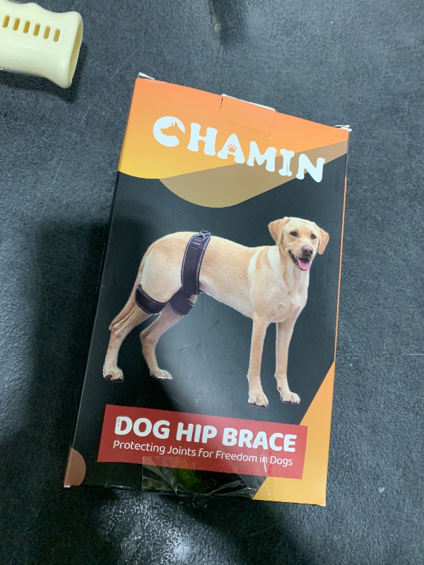 View 2 of CHAMIN Dog Hip Brace – Support Harness for Hip Dysplasia, Joint Pain Relief, Prevents Hip Joint Issues, Orthopedic Support for Dogs(Large)
